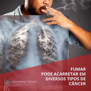 fumar pode causar cancer